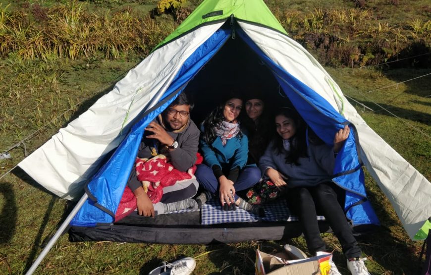 Camping in Tonglu hill, Darjeeling