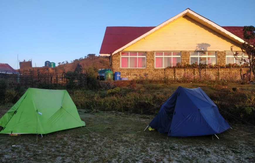 Camping in Tonglu hill, Darjeeling