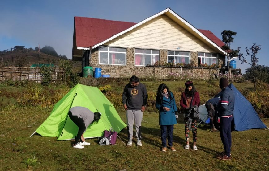 Camping in Tonglu hill, Darjeeling